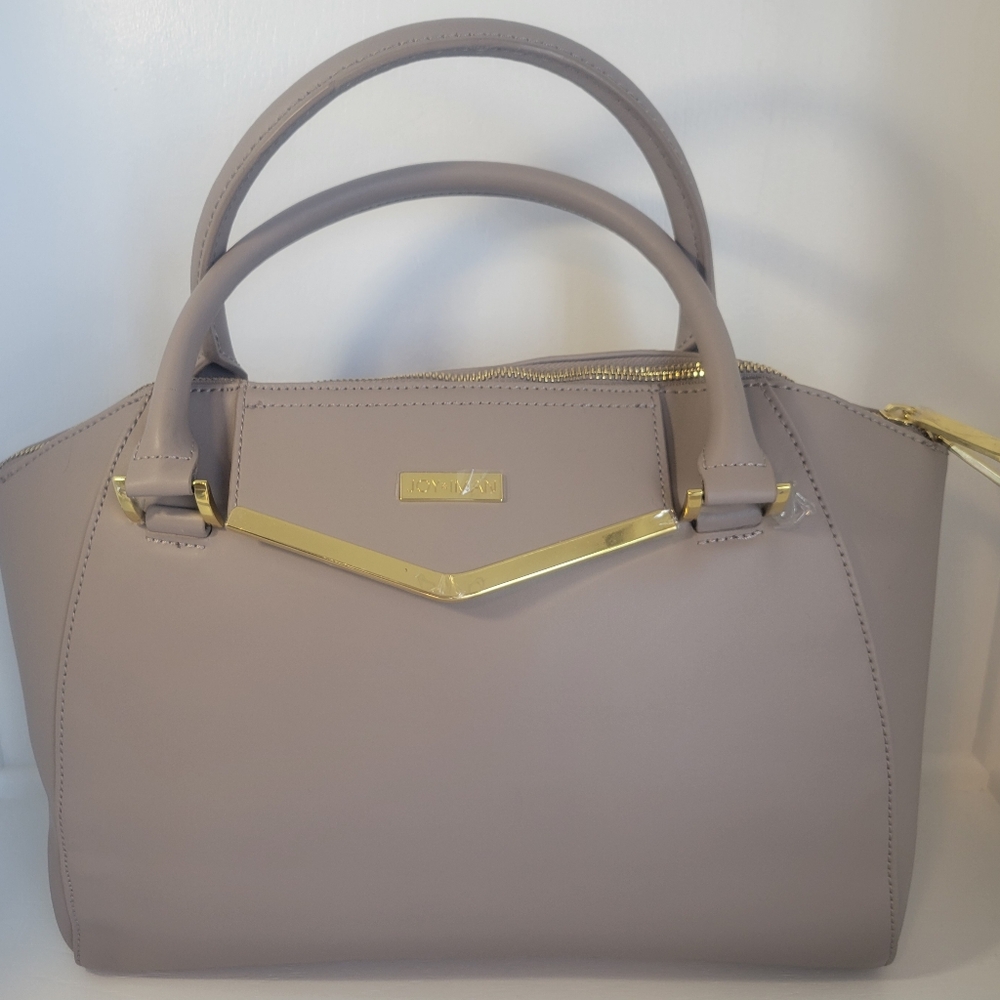 Joy & Iman Large Leather Handbag
